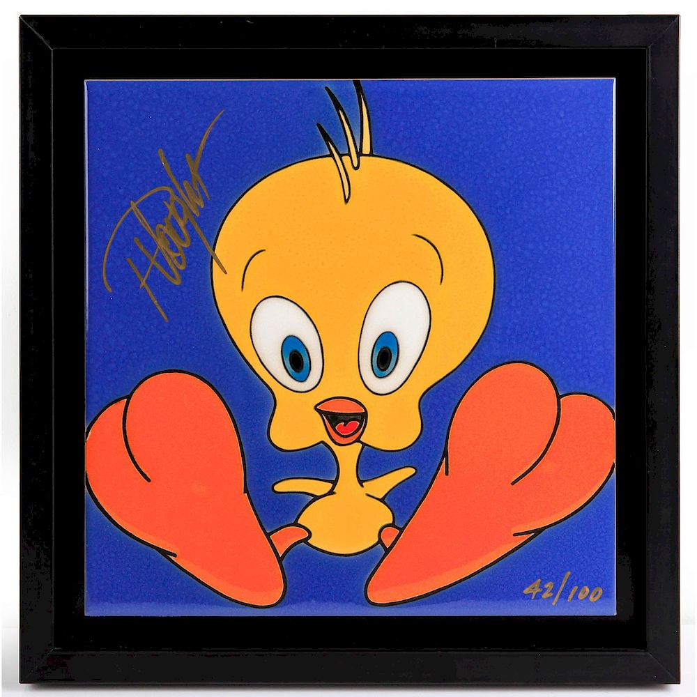 Appraisal: WARNER BROS I TAWT I TAW TWEETY BIRD CERAMIC TILE