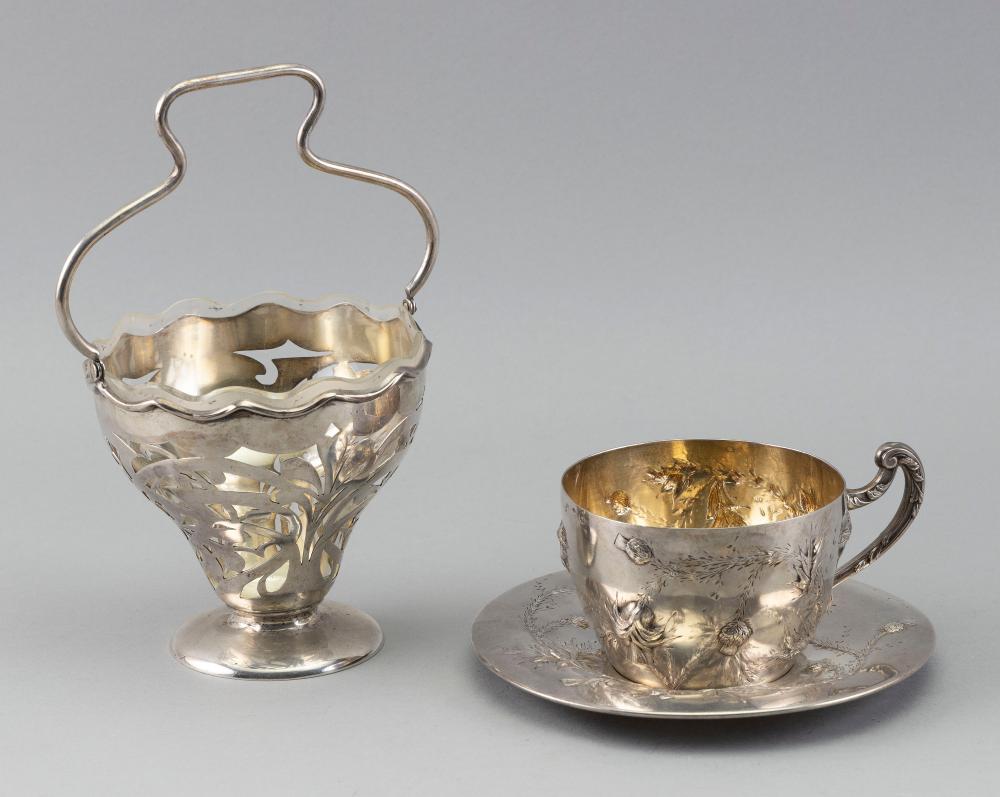 Appraisal: FOUR PIECES OF EUROPEAN SILVER EARLY TO MID- TH CENTURYFOUR