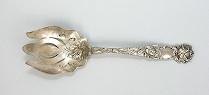 Appraisal: Sterling Silver Repousee Spoon Maker unknown marked sterling Repousee handle