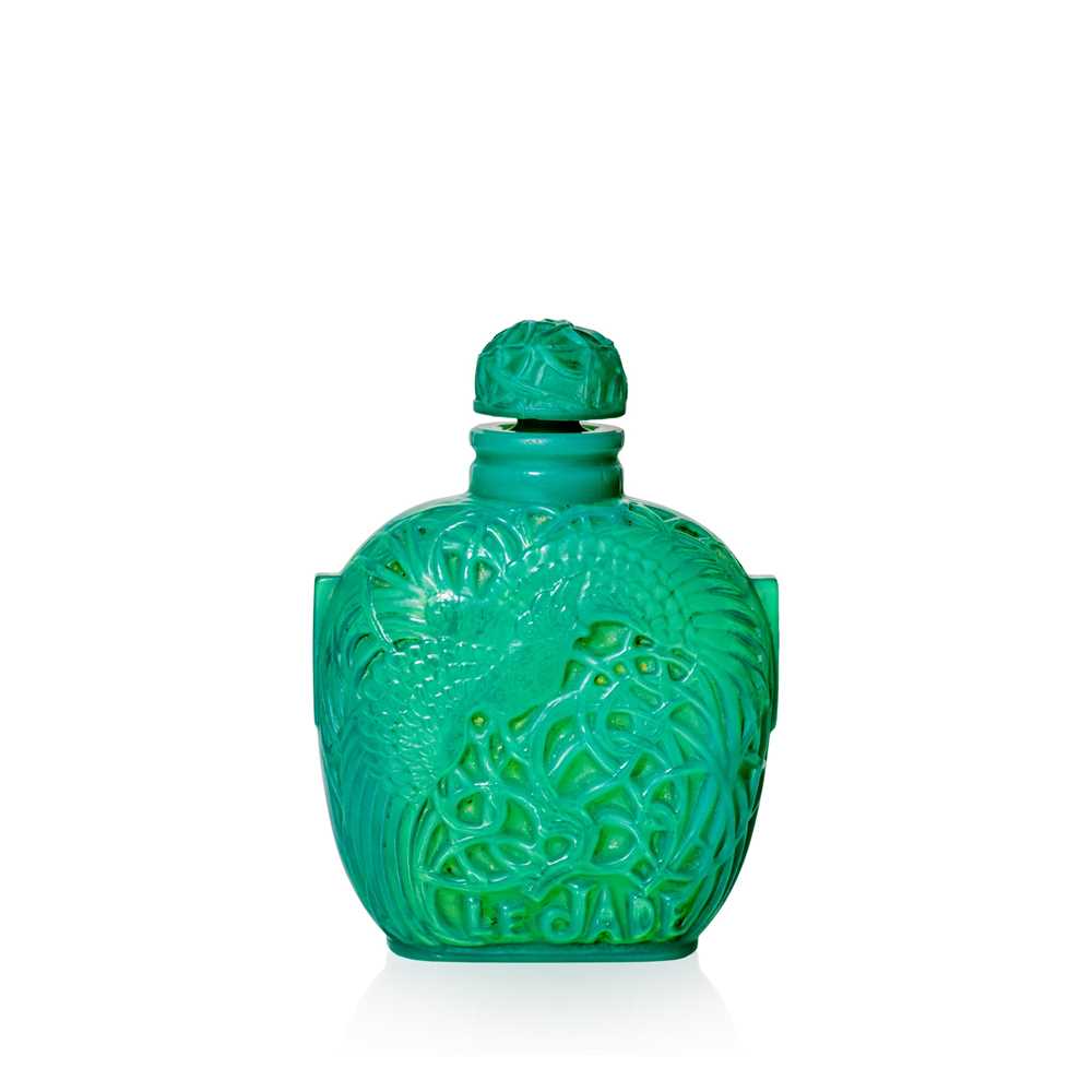 Appraisal: REN LALIQUE FRENCH - LE JADE SCENT BOTTLE ROGER GALLET