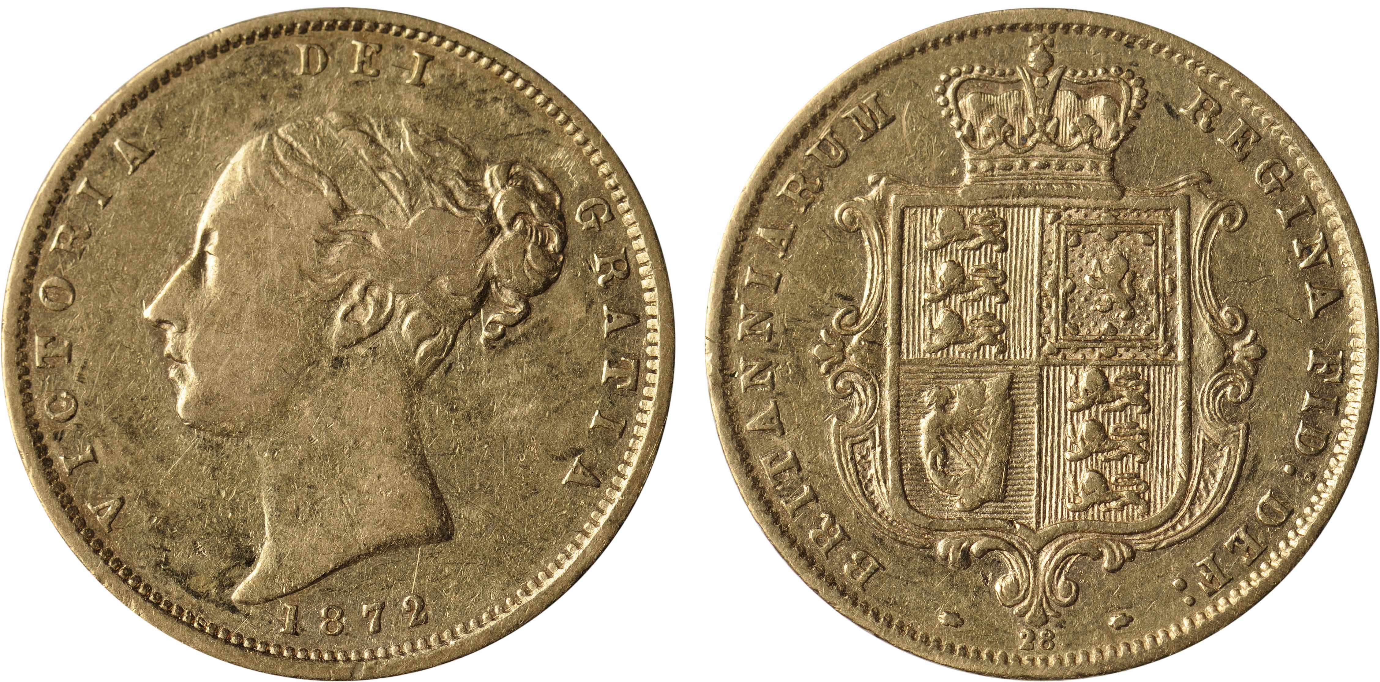 Appraisal: Great Britain Victoria Sovereign KM- Young head of Victoria facing