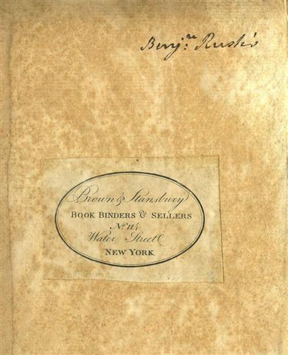 Appraisal: vols Benjamin Rush Walker Robert Sermon on Practical Subjects Edinburgh