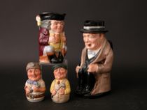 Appraisal: Miscellaneous Collection of Royal Doulton Character Mugs This set of