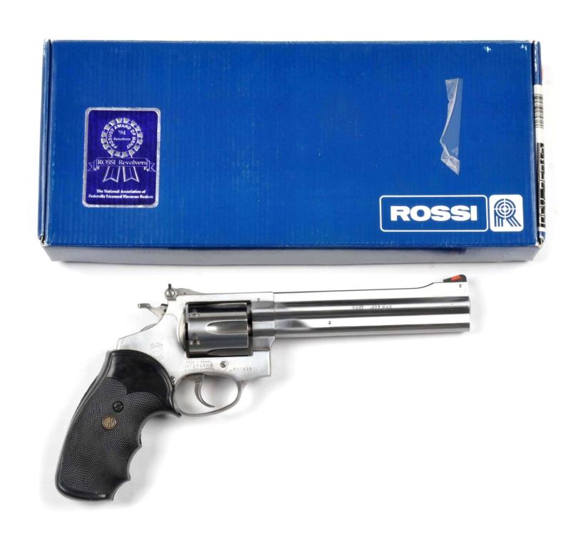 Appraisal: MIB Rossi Model Revolver Serial F Revolver is stainless steel