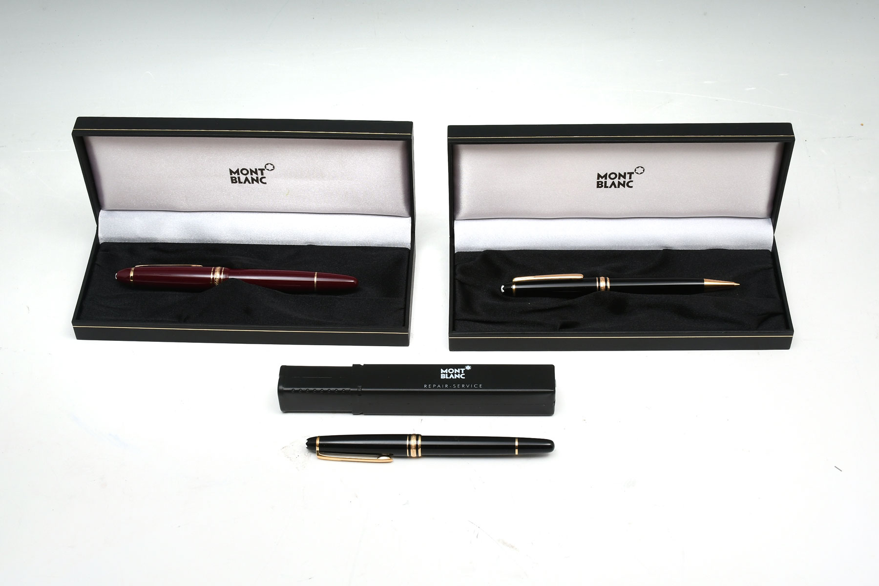 Appraisal: PC MONTBLANC COLLECTION Comprising - Montblanc Meisterstuck No highlighter in