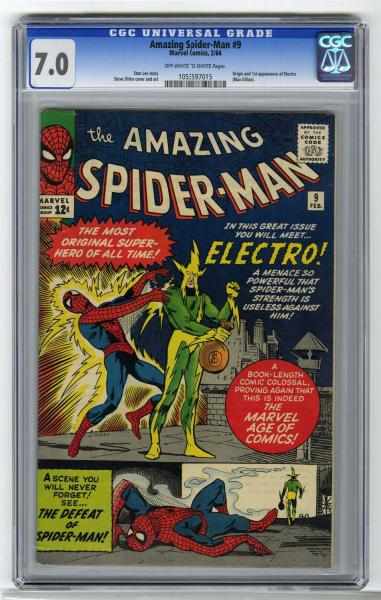 Appraisal: Amazing Spider-Man CGC Marvel Comics Stan Lee story with Steve