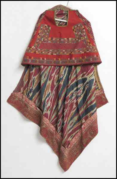 Appraisal: UZBEK SILK IKAT ROBE Condition No Specific Condition Recorded -