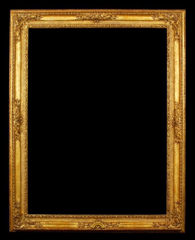 Appraisal: - Large Gilt Frame Large gilt frame from Spainierman Gallery