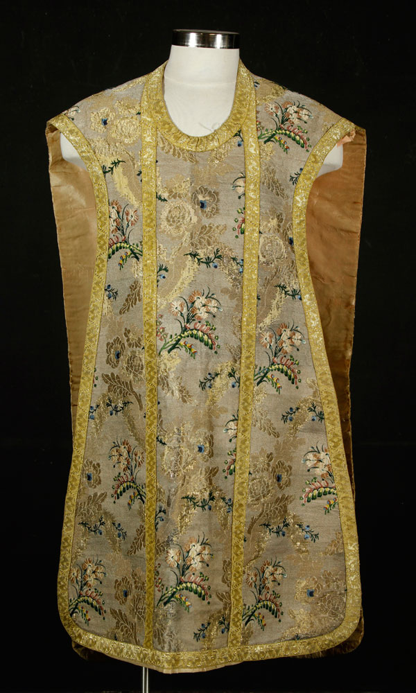 Appraisal: - th C English Gold Embroidered Vestment th century English