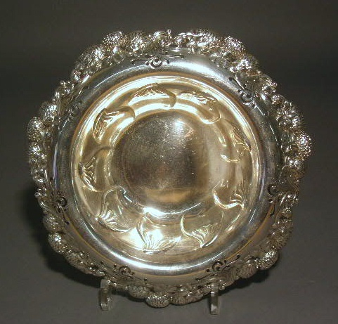 Appraisal: Tiffany Co NY sterling silver bowl h x diam