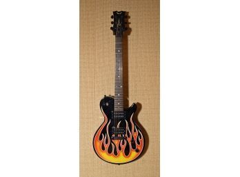 Appraisal: Dean Evo six string electric guitar with black and flame