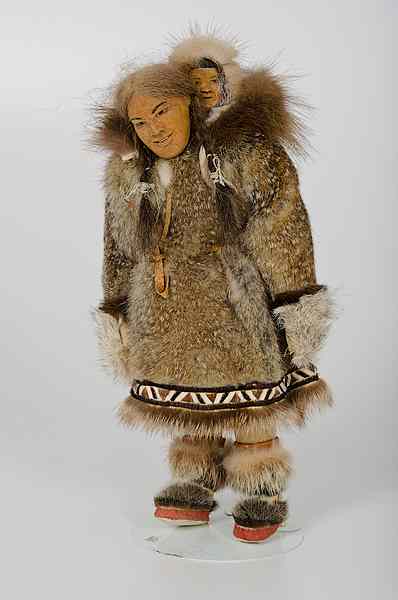 Appraisal: Dolly Spencer Eskimo Assouk Doll Alaska mid th century a