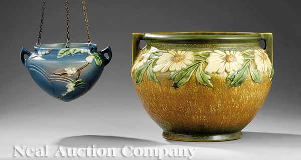 Appraisal: An American Art Pottery Jardini re c Roseville in the