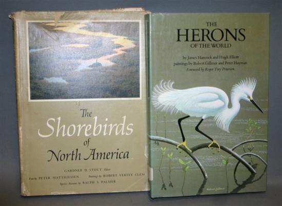 Appraisal: Shorebirds Titles Mostly to folio Hardcover in dj Very good