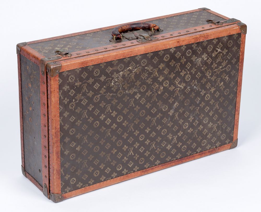 Appraisal: Vintage Louis Vuitton Monogram Hard Suitcase Vintage Louis Vuitton Monogram