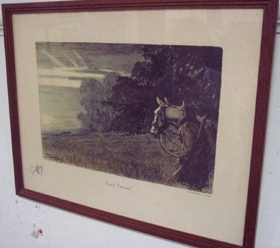 Appraisal: Charles Johnson Payne Snaffles Pass Friendartist's proof coloured print