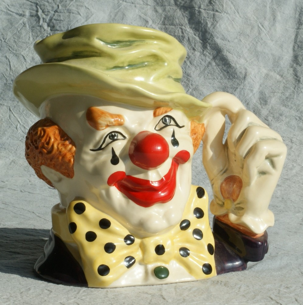 Appraisal: Royal Doulton Toby Jug The Clown D tall with original