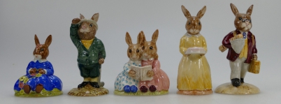 Appraisal: A collection of Royal Doulton Bunnykins figures to include Fisherman