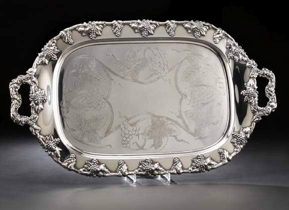 Appraisal: American Silverplate Vintage Tray first quarter th century by the