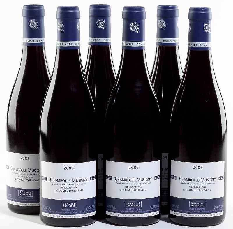 Appraisal: Chambolle-MusignyAnne Gros La Combe d'Orveau bottlesRemoved from Mr Knott's large