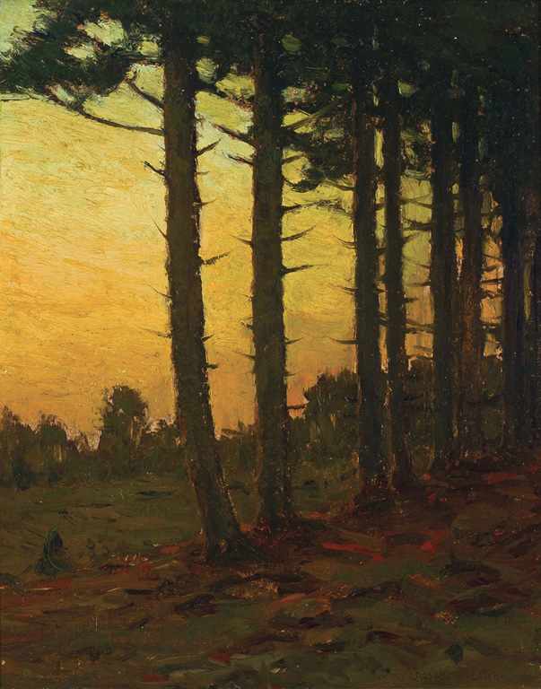 Appraisal: CHARLES WARREN EATON American - ''Under the Pines'' oil on