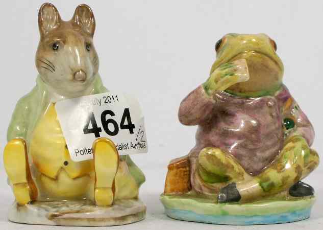 Appraisal: Beswick Beatrix Potter Figures Mr Jeremy Fisher and Samuel Whiskers