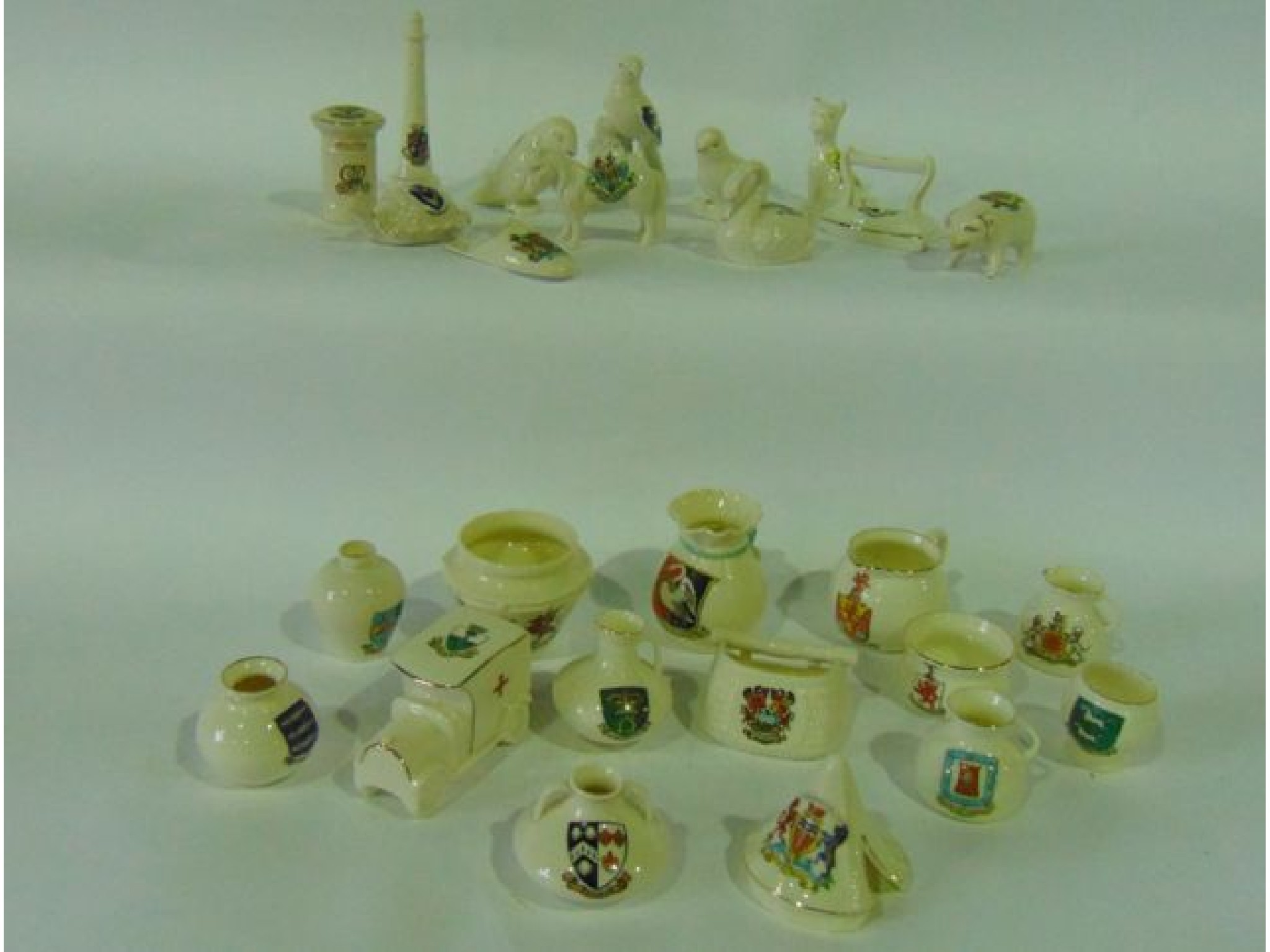 Appraisal: A quantity of crested wares including a W H Goss