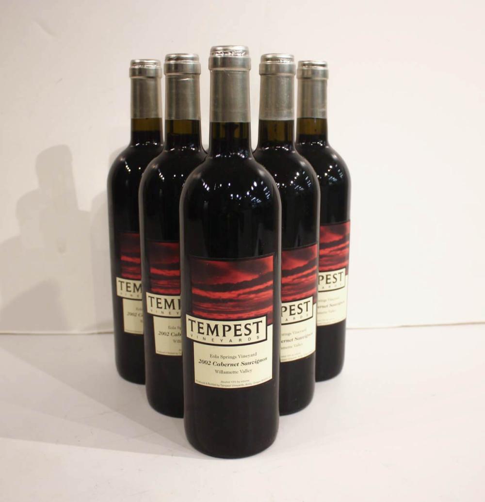 Appraisal: SEVENTY-TWO BOTTLES OF TEMPEST VINEYARDS RED WINE Amity Willamette Valley