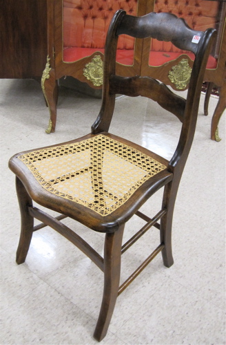 Appraisal: A SET OF FOUR VICTORIAN DINING CHAIRS American th century