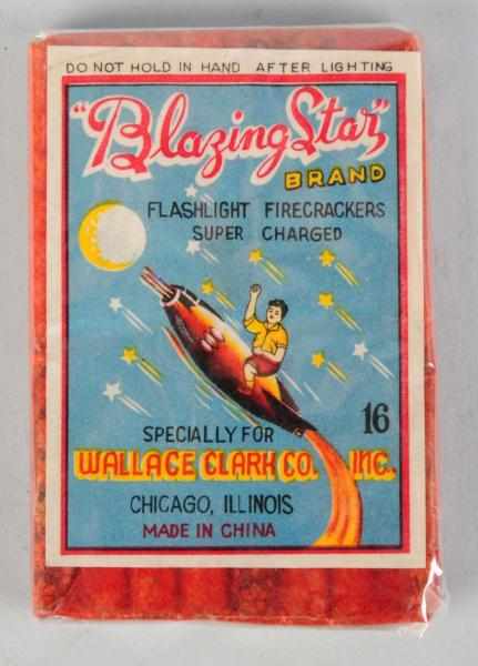 Appraisal: Blazing Star -Pack Firecrackers Class Wallace Clark Chicago Illinois Importers