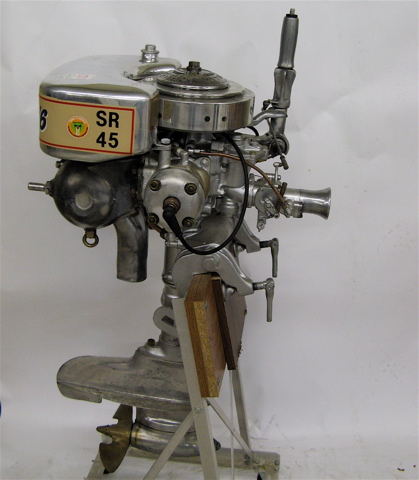 Appraisal: JOHNSON SR- OUTBOARD RACING MOTOR hp opposing-two cylinder two cycle