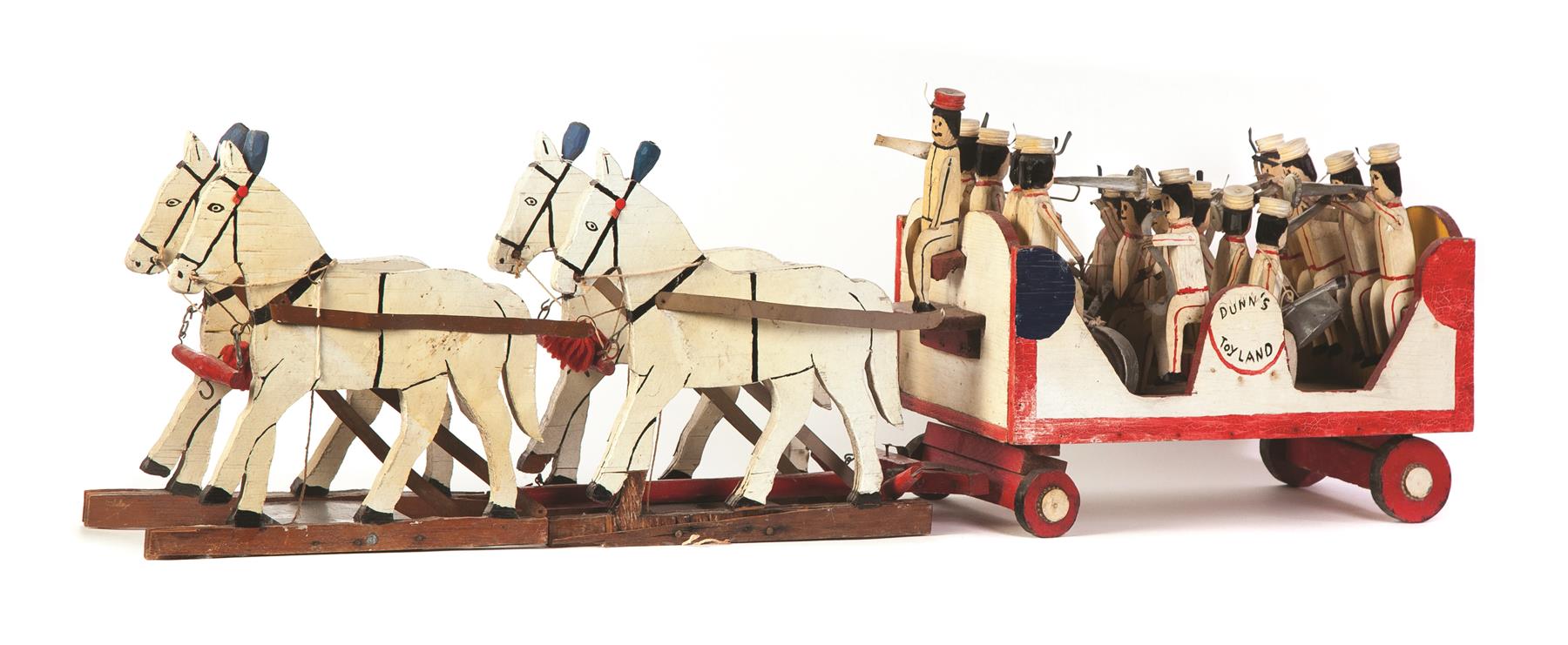 Appraisal: DUNN'S TOYLAND CIRCUS BAND WAGON Made by Frank Dunn Pontiac