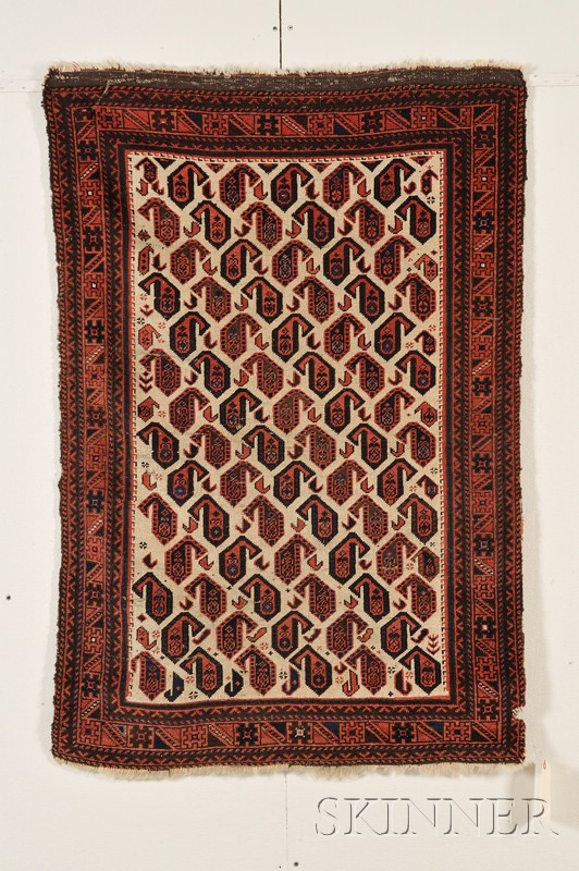 Appraisal: Baluch Rug Northeast Caucasus last quarter th century very small