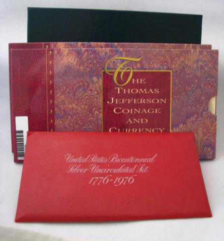 Appraisal: Including two Thomas Jefferson Coinage and Currency Sets each containing