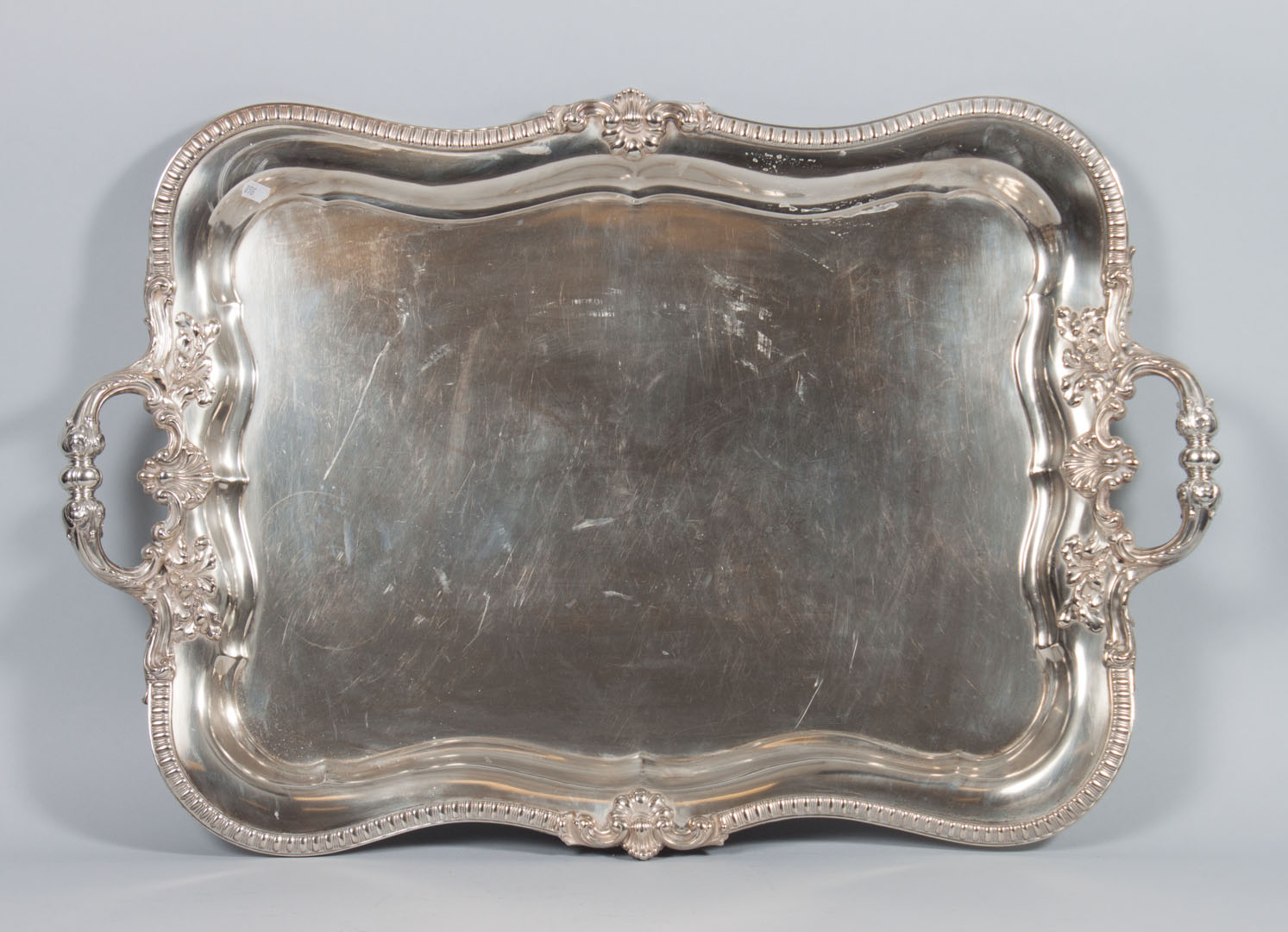 Appraisal: Reed Barton sterling silver rectangular tea tray pattern in H