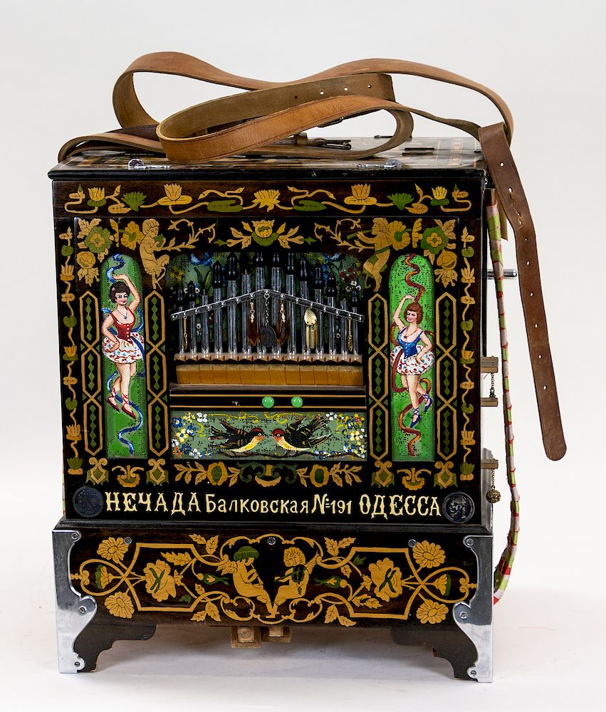 Appraisal: A BARREL ORGAN ODESSA LAST QUARTER OF TH CENTURY A