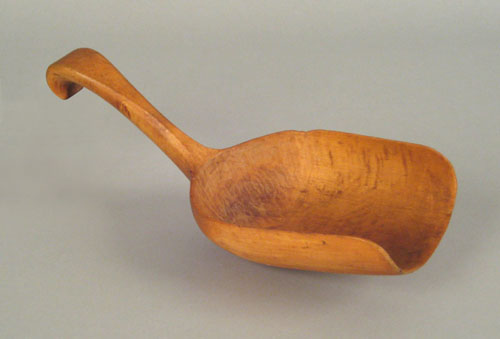 Appraisal: New England maple scoop th c l