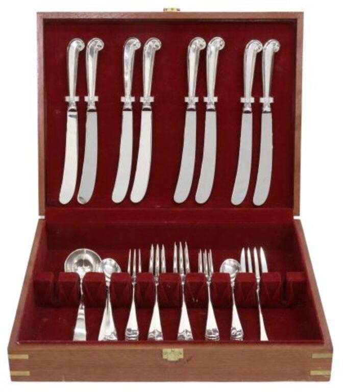 Appraisal: lot of American sterling silver flatware service Stieff in the