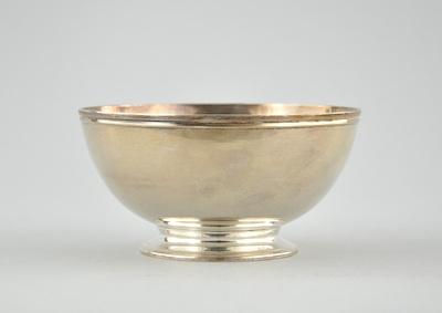 Appraisal: A Tiffany Co Sterling Silver Bowl Of simple form on