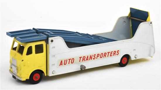 Appraisal: Dinky Car Carrier export issue yellow cab and chassis pale