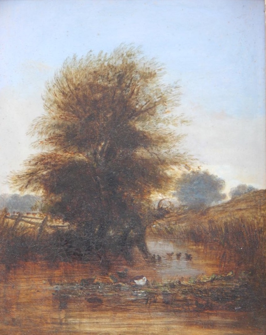 Appraisal: Thomas Lound - Merkshall Norfolk oil on board titled and