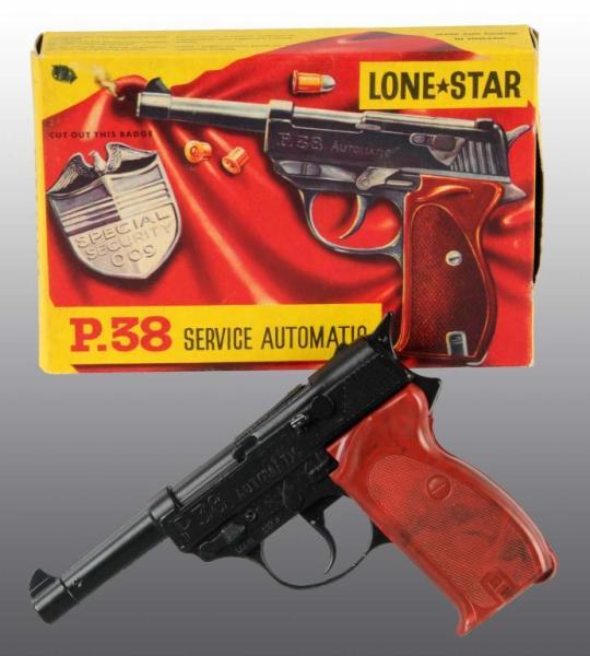 Appraisal: Lot of Lone Star P Toy Cap Guns Description One