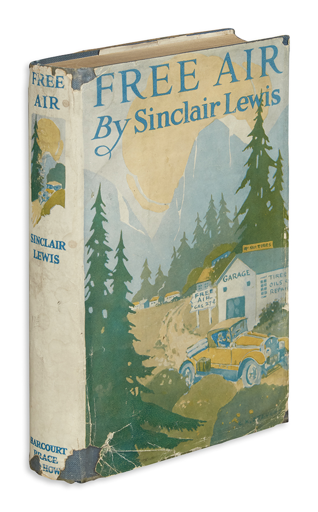 Appraisal: LEWIS SINCLAIR Free Air vo publisher's cloth unclipped dust jacket