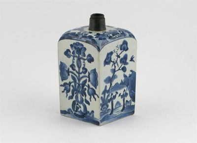 Appraisal: A Japanese blue and white porcelain tokuri painted in an