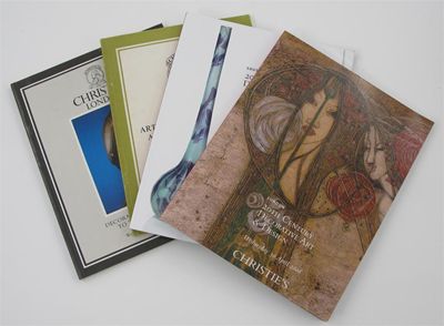 Appraisal: A collection of Design and Decorative Arts auction catalogues some