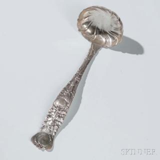 Appraisal: Tiffany Co Vine Pattern Sterling Silver Oyster Ladle Tiffany Co