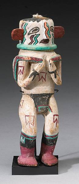 Appraisal: A Hopi kachina doll Depicting Heheya-aumutaqa or Heyheya's Uncle a