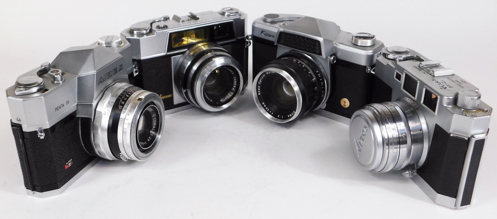 Appraisal: GROUP OF JAPANESE MM RANGEFINDER CAMERAS Group of Japanese mm