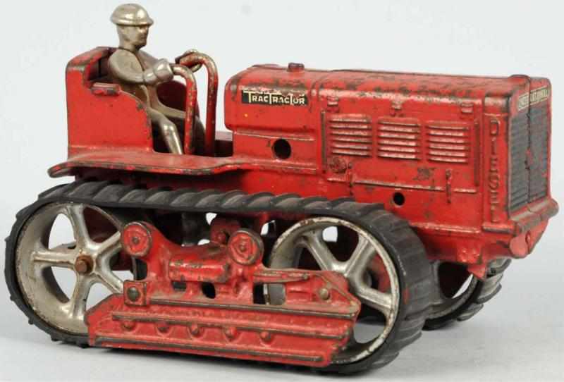 Appraisal: Cast Iron TracTractor Toy American Marked International on front grille