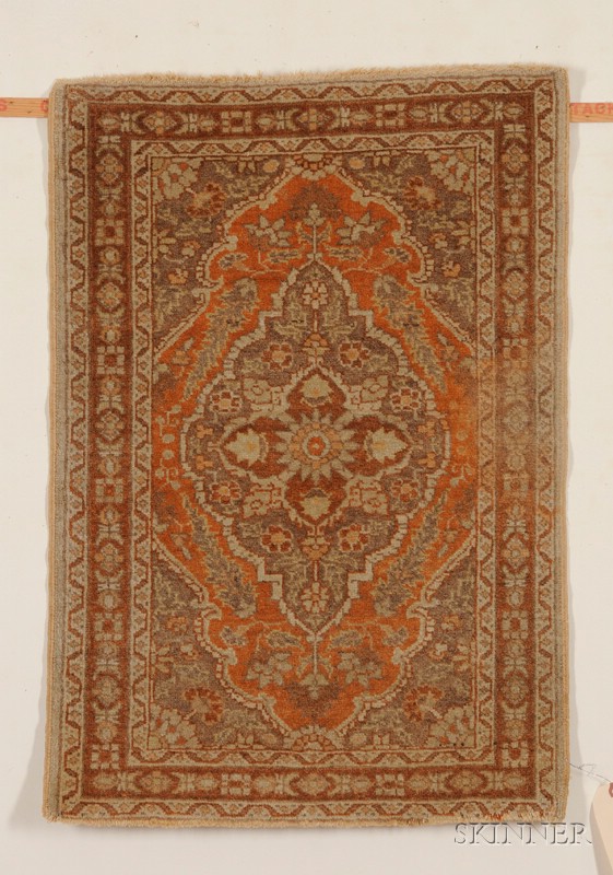 Appraisal: Tabriz Small Rug Northwest Persia late th century slight end